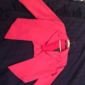 Ark & co pink cropped blazer